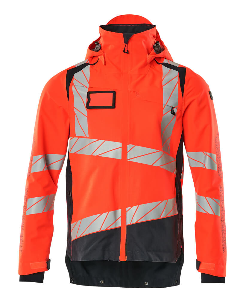 MASCOT® ACCELERATE SAFE Hard Shell Jacke  Gr. 2XL, hi-vis rot/schwarzblau - direkt von HUG Technik ✓