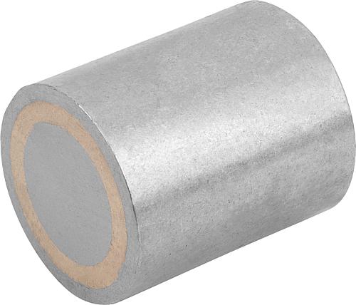 Magnet mit Passungstoleranz L=10 AlNiCo, Stabgreifer, D=6 - K0545.01