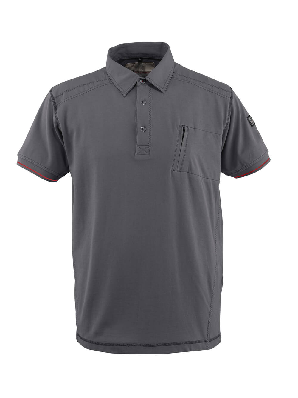 MASCOT® FRONTLINE Polo-Shirt mit Brusttasche »Kreta« Gr. 2XL, hellanthrazit - bei HUG Technik ✓