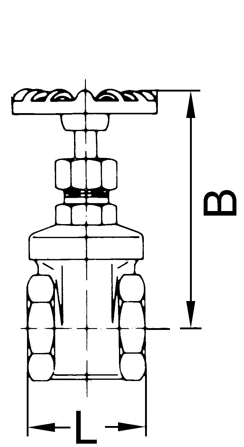 Muffen-Absperrventil, Messing, G 1 1/2, DN 40 - direkt von HUG Technik ✓