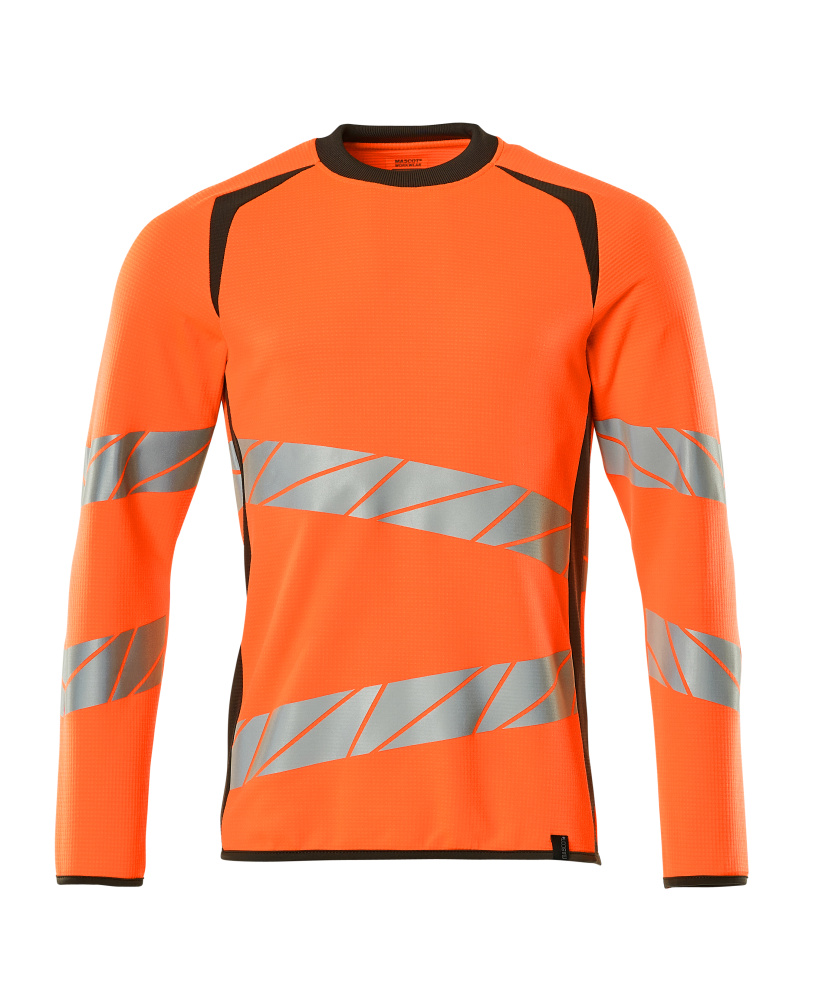 MASCOT® ACCELERATE SAFE Sweatshirt  Gr. 2XL/ONE, hi-vis orange/dunkelanthrazit - erhältlich bei ♡ HUG Technik ✓
