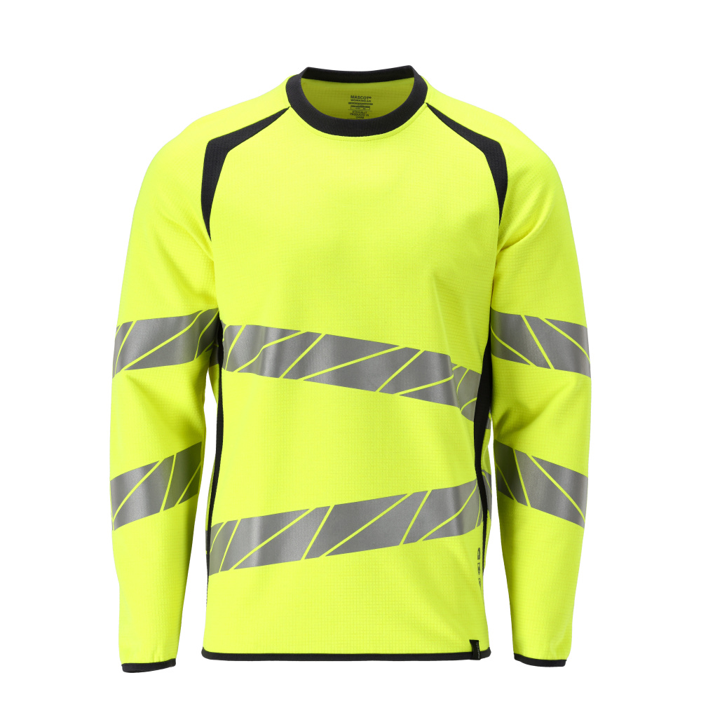 MASCOT® ACCELERATE MULTISAFE Sweatshirt  Gr. 2XL, hi-vis gelb/schwarzblau - kommt direkt von HUG Technik 😊