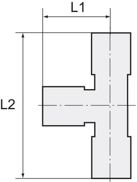 T-Steckverschraubung G 1/2 AG, Schlauch-ø 12, »click-clock«, drehbar - bei HUG Technik ✭