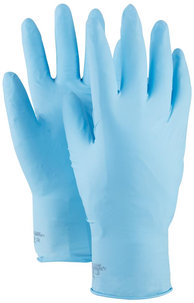 KCL Handschuh Dermatril® P746, blau (Packung mit 10 Stück) - gibt’s bei HUG Technik ✓