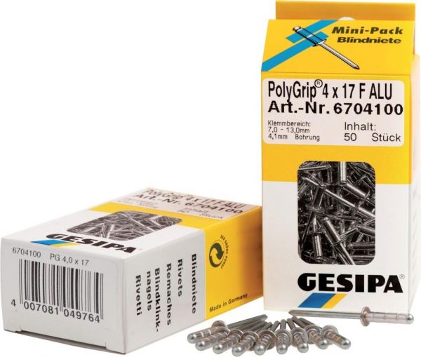 GESIPA® Mini-Pack PolyGrip® Alu/Stahl 3,2 x 11 - bei HUG Technik ✭