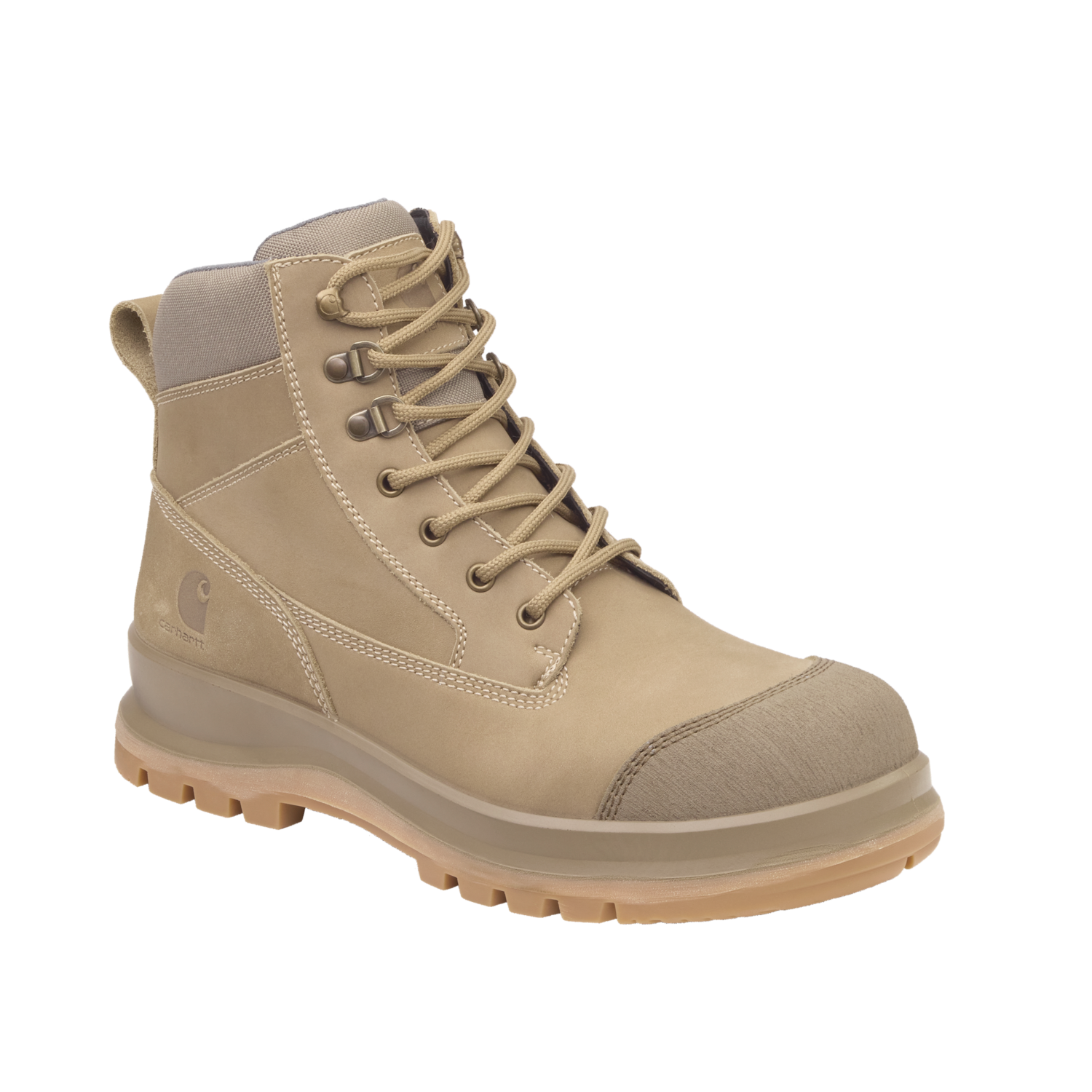 carhartt® Herren Sicherheitsstiefel »DETROIT 6" S3 ZIP BOOT« - Gr. 45, dark khaki