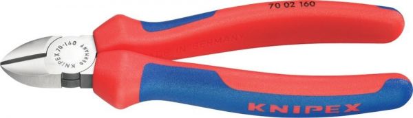 KNIPEX® Seitenschneider poliert mit Mehrkomponenten-Griffen 125 mm - erhältlich bei ♡ HUG Technik ✓