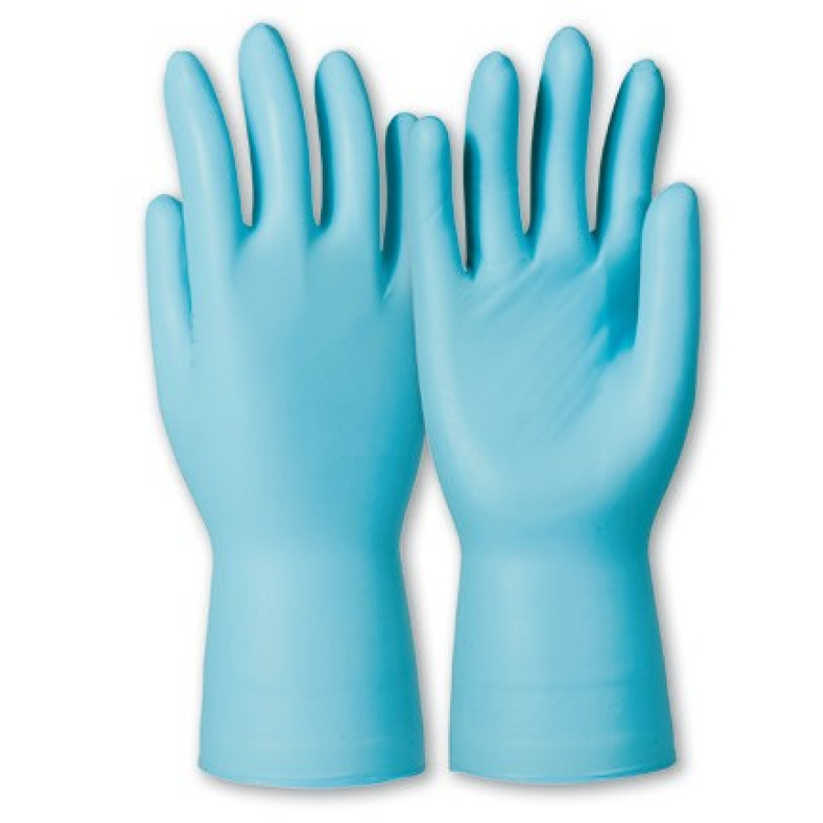 KCL Handschuh Dermatril® P746, blau (Packung mit 10 Stück) - gibt’s bei HUG Technik ✓