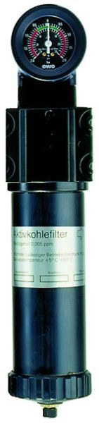 Aktivkohlefilter mit Differenzdruckmanometer, 0,005 mg/m³, G 1 - bei HUG Technik ♡