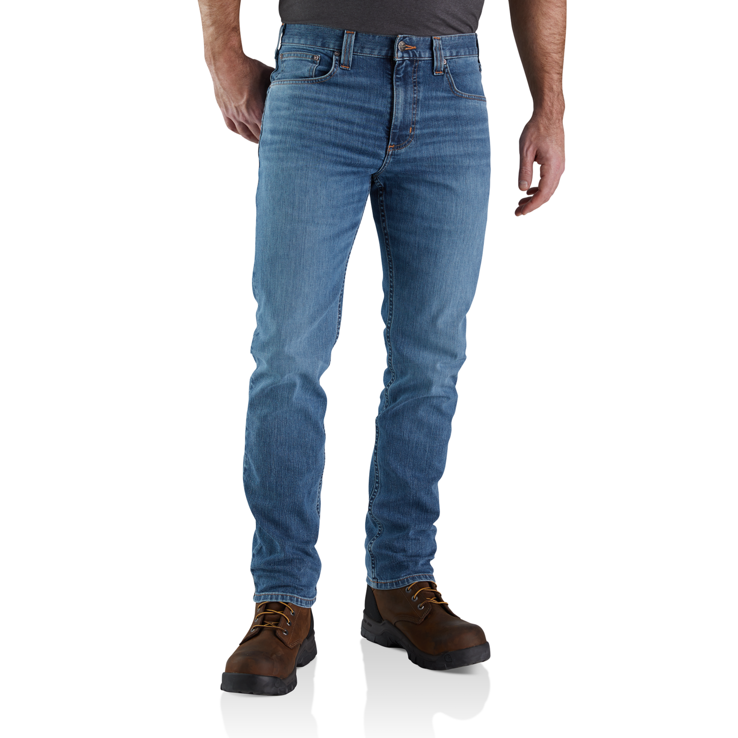 carhartt® Herren Jeans »RUGGED FLEX STRAIGHT TAPERED JEAN« - Gr. W30/L30, houghton