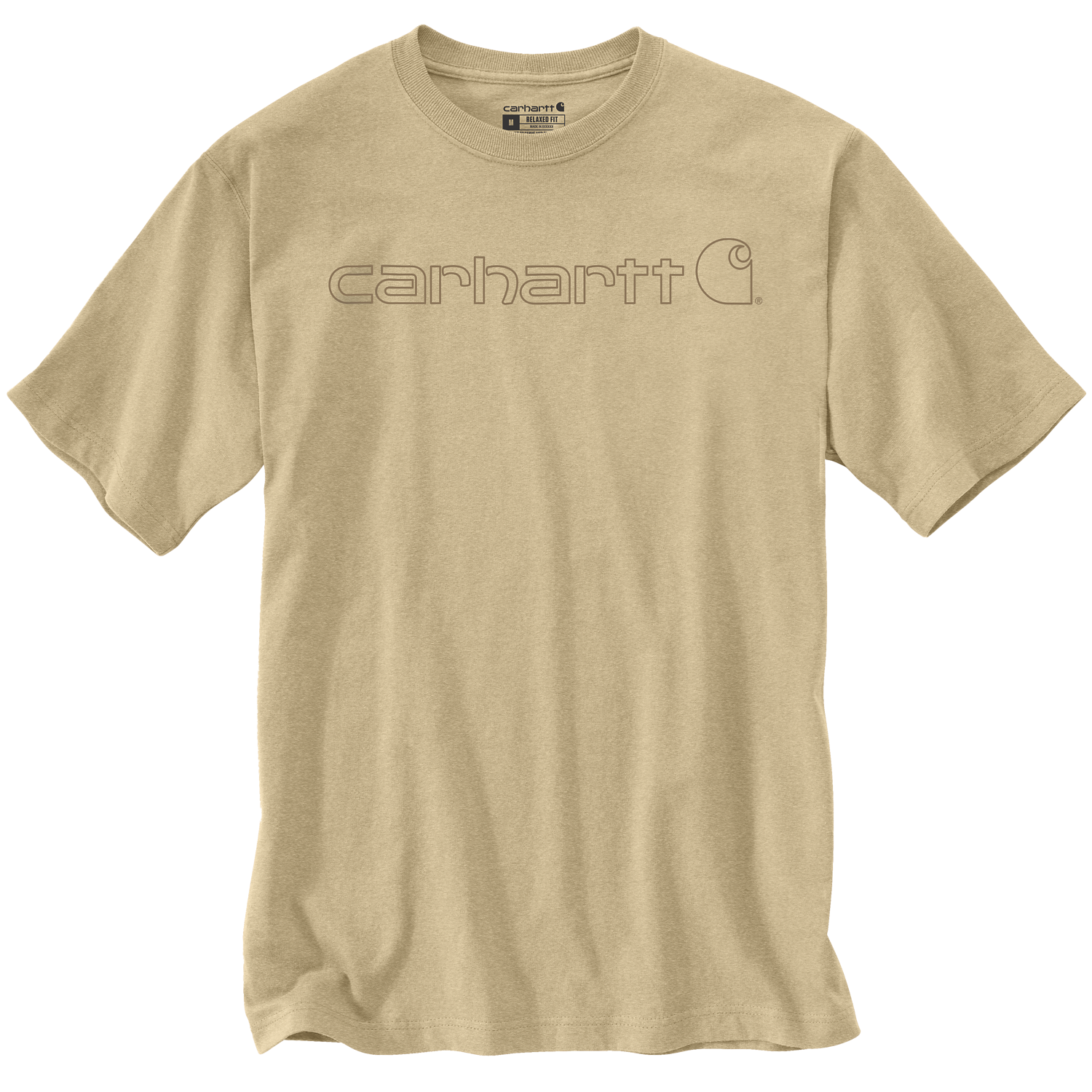 carhartt® Herren T-Shirt »CORE LOGO T-SHIRT S/S« - Gr. L, beach heather