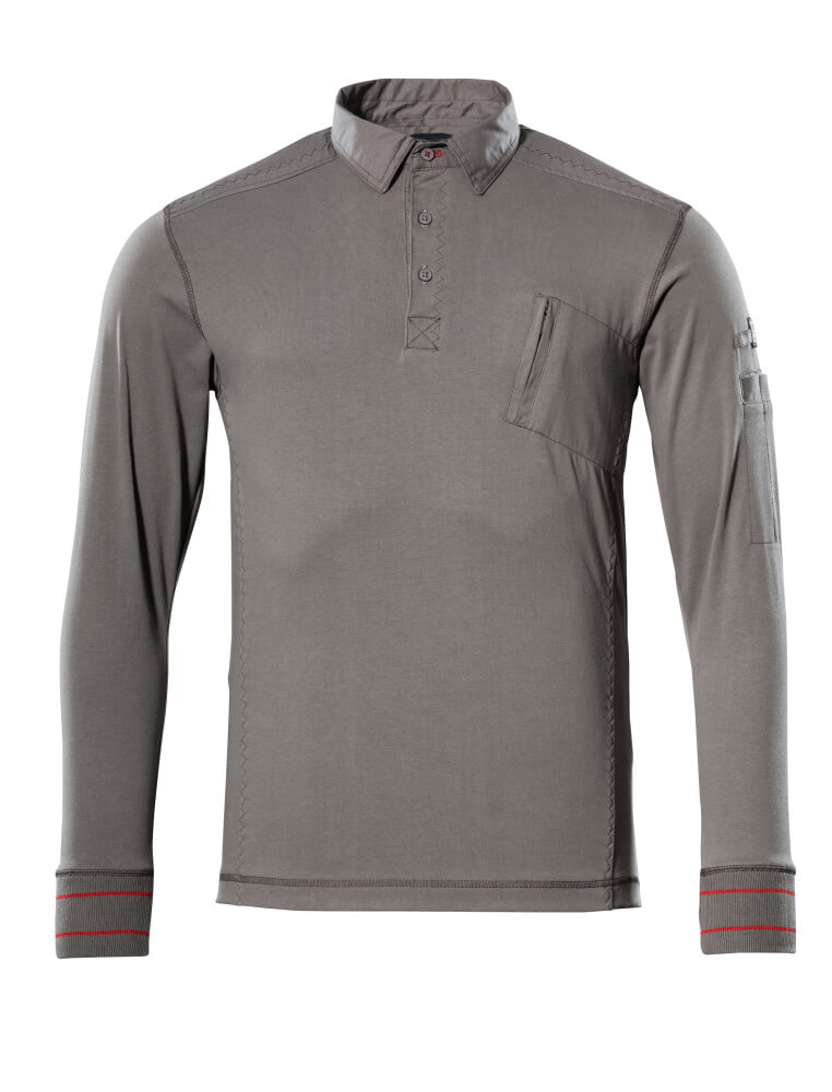 MASCOT® FRONTLINE Polo-Sweatshirt »Ios« Gr. 2XL, hellanthrazit - bei HUG Technik ♡