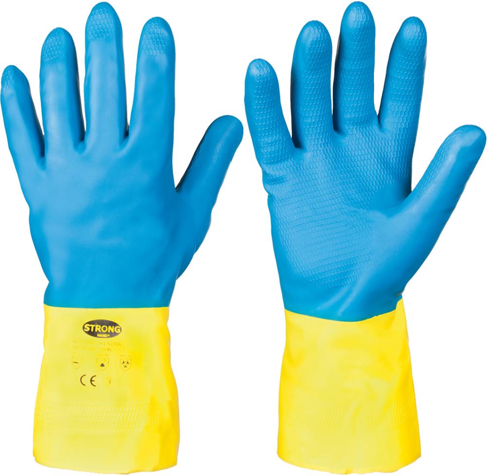 STRONGHAND® Handschuh Kenora, Neopren, blau-gelb - bei HUG Technik ✭