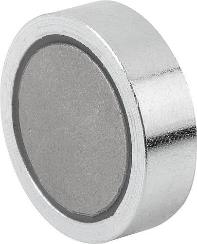 Magnet, Form: A SmCo, Flachgreifer, D=6 ±0,15 - K0550.01