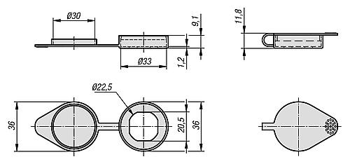 Kappe Thermoplast - K0533.202230 - bei HUG Technik ✭