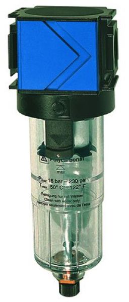 Filter »variobloc«, mit Polycarbonatbehälter, BG 1, G 1/4 - direkt von HUG Technik ✓