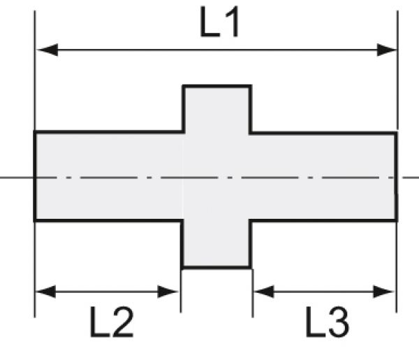 Doppelgewindenippel R 3/4 AG, R 1 1/2 AG, SW 50, Edelstahl - direkt bei HUG Technik ✓