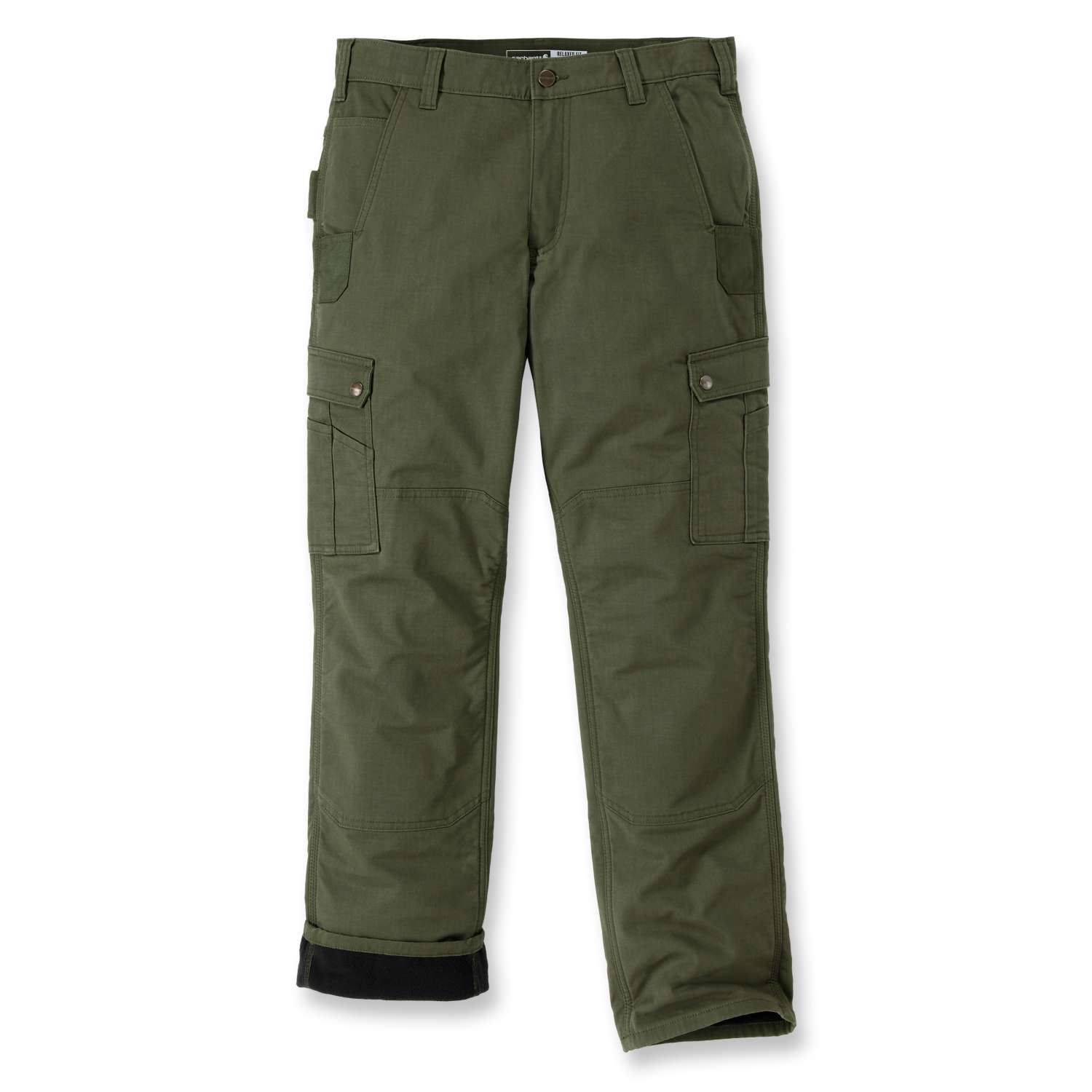 carhartt® Herren-Hose »RIPSTOP CARGO FLEECE LINED WORK PANT« basil, Gr.  W40/L32 ✓