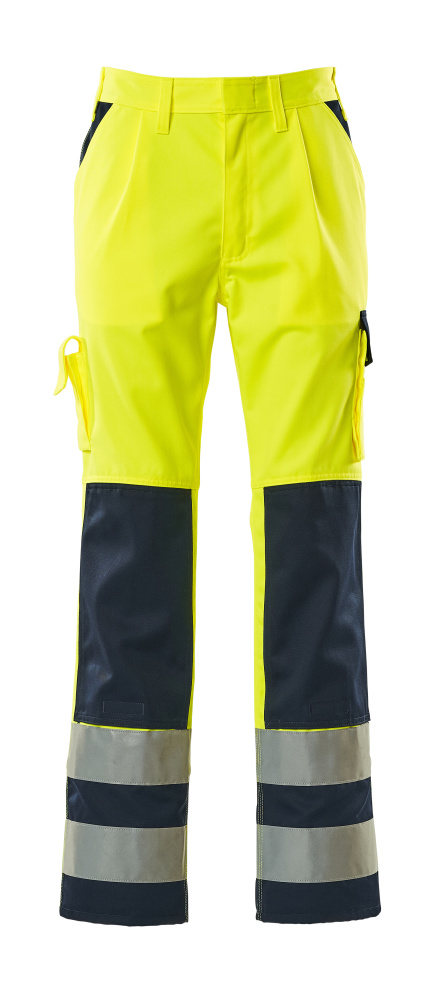 MASCOT® SAFE COMPETE Hose mit Knietaschen »Olinda« Gr. 76/C44, hi-vis gelb/marine - direkt von HUG Technik ✓