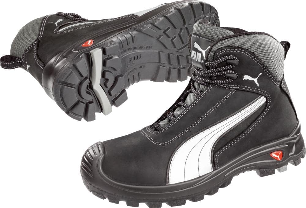Puma® Boots Cascades MID 630210, S3 CI HI HRO SRC, schwarz/grau - direkt von HUG Technik ✓