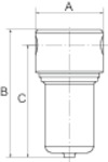 Edelstahl-Filter 25 µm, BG 1, G 1/4 - direkt bei HUG Technik ✓