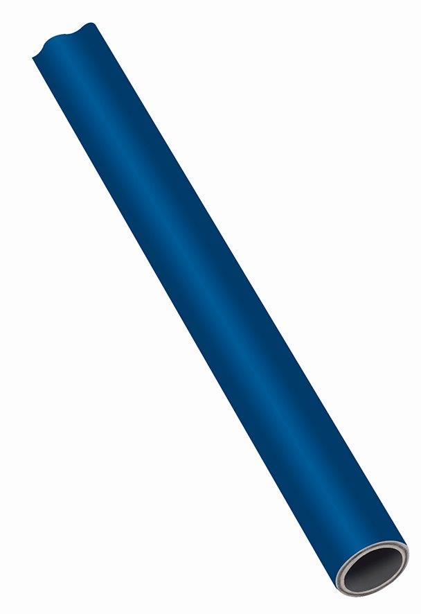 Aluminiumrohr blau, Rohr-ø 35x31, Packung mit 5 Stück, Länge 3m ✓