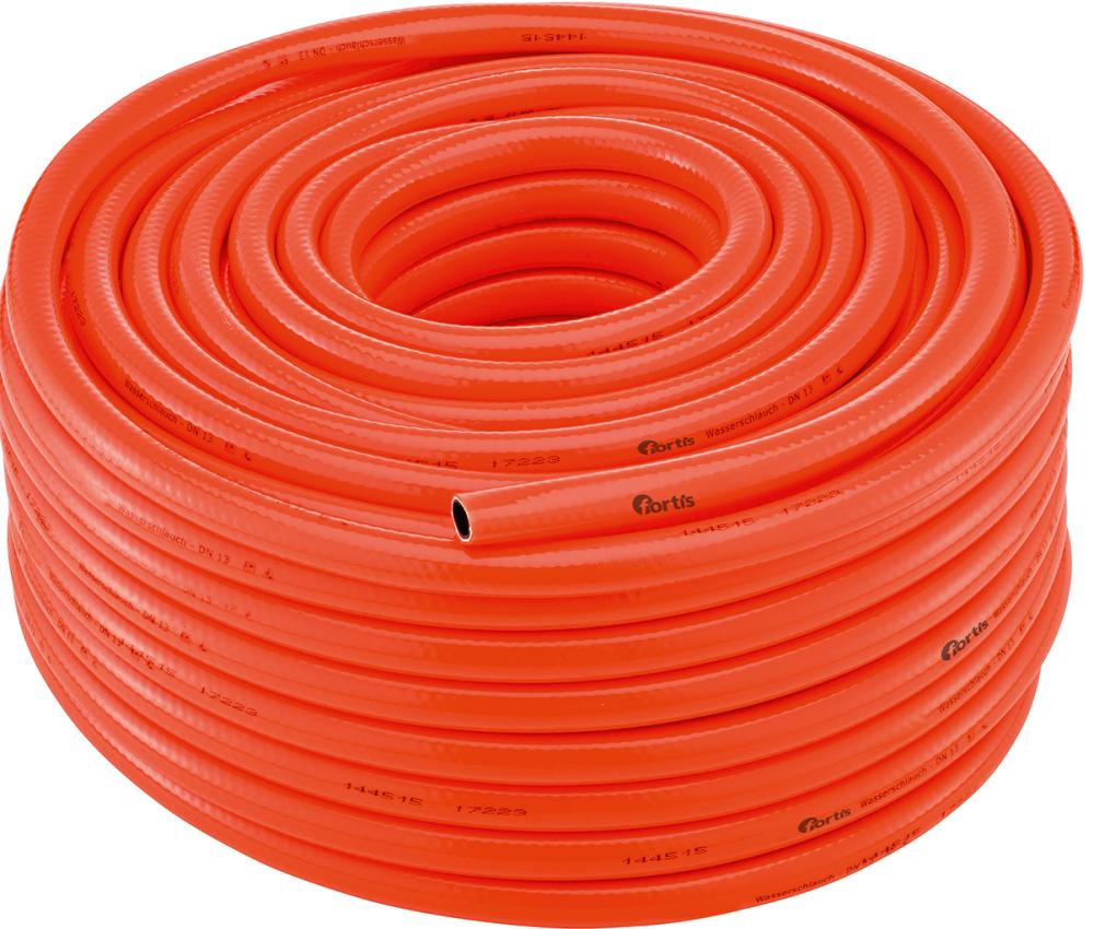 FORTIS Sicherheitswasserschlauch PVC, leuchtorange