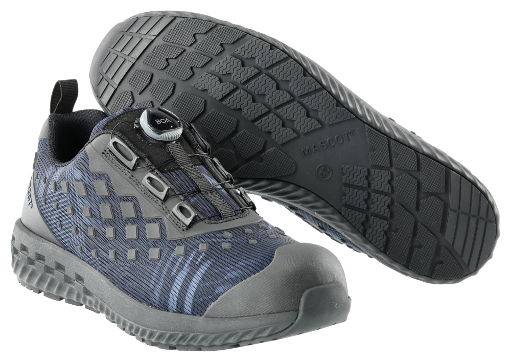MASCOT® FOOTWEAR CUSTOMIZED Sicherheitsschuhe S1P Gr. 36, steinblau/schwarz - direkt bei HUG Technik ✓