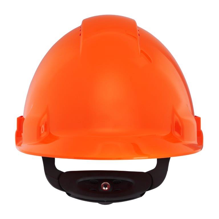 3M™ G3000 Schutzhelm Uvicator, G30NUO orange, belüftet, mit Schweissband - bei HUG Technik ✓